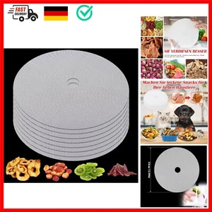 8 Stück Dörrfolie Runde Silikon Dauerbackfolie Rund Dehydrator Blätter Rund D... - Bild 1 von 10