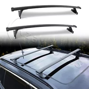 Crossbar Roof Racks Fits for Jeep Compass 2017-2024 2PCS Aluminum - Imagen 1 de 9