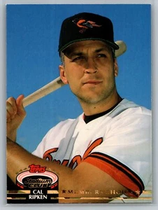 1992 Stadium Club #595 Cal Ripken Jr. Baltimore Orioles FREE SHIP - Picture 1 of 2
