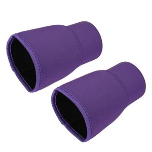2pcs Neoprene Insulated Reusable Coffee Tea Cup Sleeves for 32 oz Purple - Picture 1 of 5