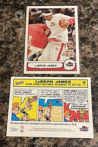 Lebron James 2005 Bazooka & 2005 Bazooka Comic Magnet Los Angeles Lakers Cavs - Picture 1 of 2