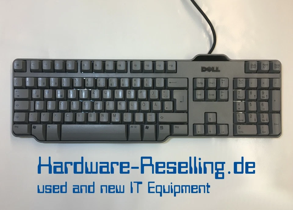 Dell RT7D50 Tastatur QWERTZ grau USB  SK-8115  0G377D - Bild 1 von 1