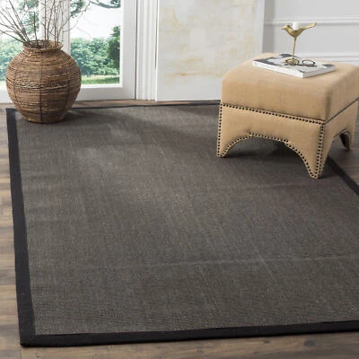 Safavieh Power Loomed Natural Fiber Collection Charcoal Area Rugs - NF441D - Image 1 of 3