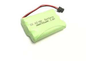 Home Cordless Phone Battery 3.6v AAA NiMH 700mAh Rechargeable Connector Wire - Photo 1/4