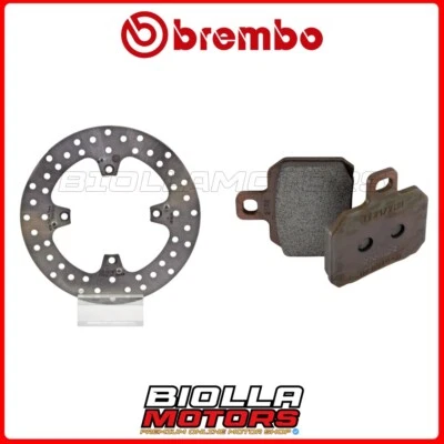 KIT PASTIGLIE + DISCO BREMBO DUCATI STREETFIGHTER 848 2014 POSTERIORE [90 - Fiss Foto 1 de 4