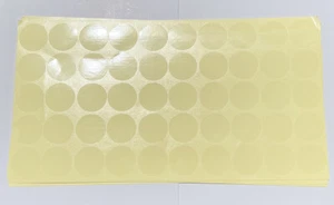 Pegatinas de sello circular transparente de 1 pulgada - Sellos de lengüeta de oblea transparentes para oficina/clase - Imagen 1 de 1