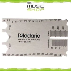 D'Addario String Height Gauge - Complete Instrument Measuring Tool - PW-SHG-01 - Foto 1 di 4