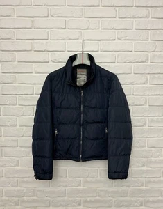 Women's Prada Down Jacket Puffer Dark Navy Art.280802 Small Logo Size 46 - Picture 1 of 17