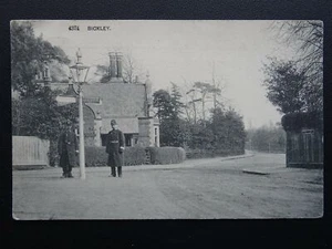 London Bromley BICKLEY Page Heath Lane zeigt ZWEI POLIZISTEN um 1909 Postkarte - Bild 1 von 2
