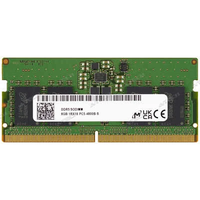Micron 8GB DDR5 SODIMM MTC4C10163S1SC48BA1 MTC4C10163S1SC48B Laptop Memory RAM - Image 1 of 4