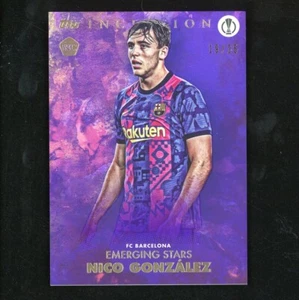 2022 Topps Inception Nico Gonzalez Emerging Stars Purple 19/25 Barcelona ZD2164 - Picture 1 of 1