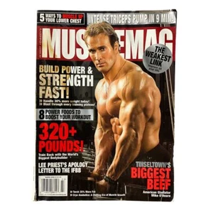 MuscleMag Magazine March 2008 No. 310 Mike O'Hearn GD Interior No Label - Picture 1 of 2