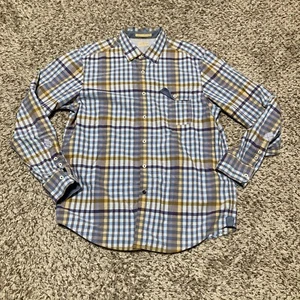 Tommy Bahama Jeans Herren Hemd Größe M Kariert Knopfleiste Langarm Blau - Bild 1 von 6