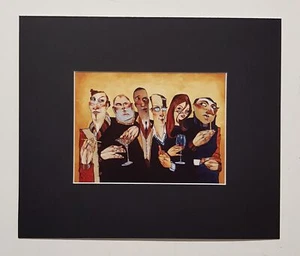 TODD WHITE 'Writer's Block' Mounted Litho Print - Picture 1 of 1