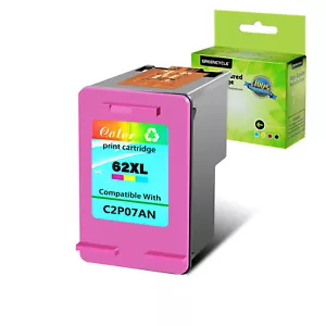 1PK 62XL 62 XL Color Ink Cartridge FOR HP ENVY 5540 5543 5544 5546 5548 5643 US - Picture 1 of 7