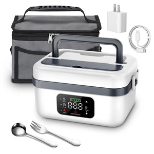 Cordless Electric Heated Lunch Box for Adults Men Women, Rechargeable Self He... - Picture 1 of 7