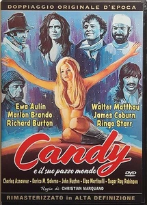 Dvd Candy e il suo pazzo mondo con Marlon Brando 1968 Usato - Foto 1 di 2