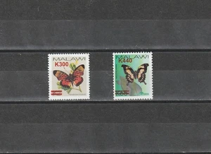 MALAWI, 2025, MARIPOSAS, O/P, 2v.  MNH, ¡NUEVO! - Imagen 1 de 1