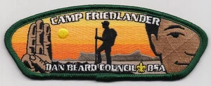 CSP - DAN BEARD COUNCIL - SA-25 - CAMP FRIEDLANDER - BV $15-$20 - Bild 1 von 1