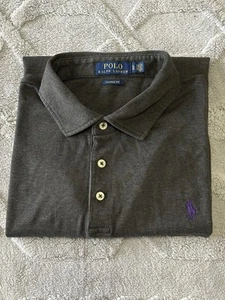 Polo Ralph Lauren Para Hombre Polo Calce Clásico Tacto Suave Manga Corta Gris XL - Imagen 1 de 13