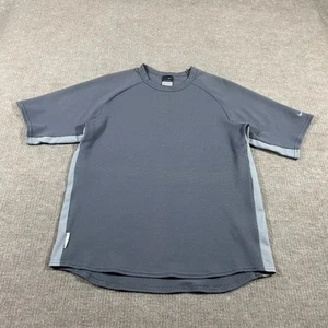 Vintage Y2K Nike Shirt Mens Medium Grey Short Sleeve Athletic Sphere Dry Fit - Picture 1 of 12