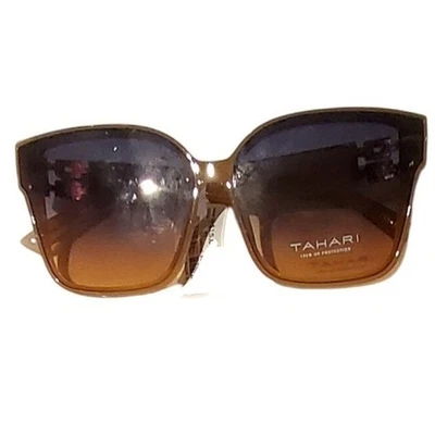 NUEVO Gafas de sol Tahari degradadas OMBRE marrón TH938 monturas de ojos de gato gafas de sol Foto 1 de 4