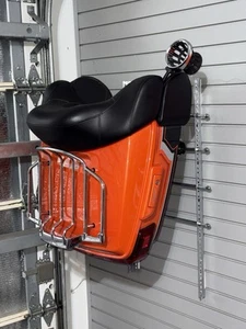 Wall Mount Rack for Harley-Davidson TourPak - Vertical Storage Solution (Single) - Picture 1 of 8