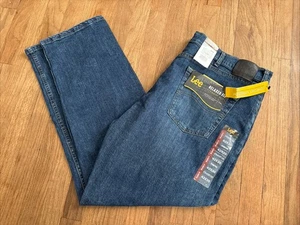 Lee Jeans men’s Size 42X30 Straight Leg Denim Kramer Relaxed NWT Blue - Picture 1 of 11