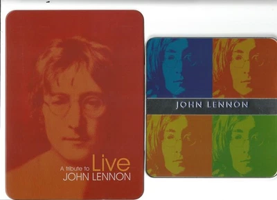 John Lennon DVD And CD Collector Tins. 1 DVD And 3 CDs. Beatles McCartney Starr Foto 1 de 4