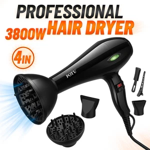 Profi Haartrockner FOYU FO-J55 3800W mit Diffusor - 4 in 1, High Pote - Bild 1 von 3