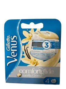 Gillette Venus Comfortglide Vanilla Creme 4 Ersatzklingen Neu (487) - Bild 1 von 1