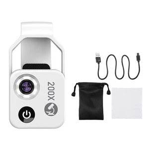 Mikroskopobjektiv mit 200-Facher Vergrößerung, Mobiles LED-Licht, Mikro-Tas5325 - Bild 1 von 21