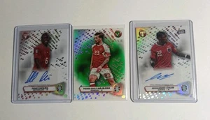 Denis Zakaria Muhammed Cham Auto Topps Road To Euro 2024 Pristine Autograph Lot - Picture 1 of 13