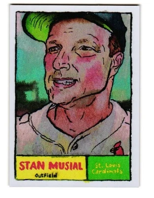 2025 Topps Shoebox Treasures Stan Musial Rainbow Foil /25 Cardinals - Image 1 of 2
