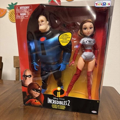 Disney Pixar Increíbles 2 Toys R Us Exclusivo Elastic Girl & Mr. Increíble NUEVO Foto 1 de 4