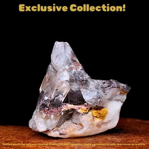 Quarzo Trasparente Fantasma Naturale 60g | 5x5 cm | Cristallo Raro per... - Foto 1 di 7