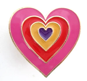 Hebilla de cinturón corazón arco iris para dama - Imagen 1 de 6