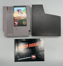 Mach Rider (Nintendo Entertainment System, 1985) NES con manual