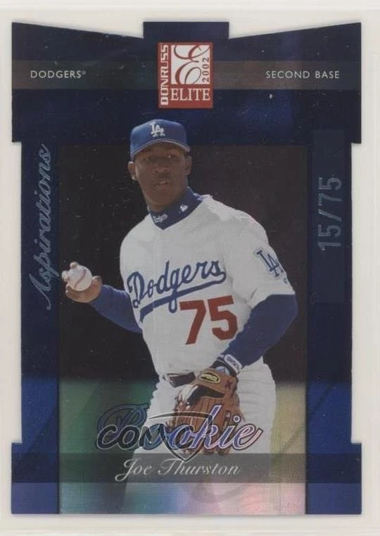2002 Donruss Elite Rookie Aspirations Die-Cut /75 Joe Thurston #162 - Image 1 of 2