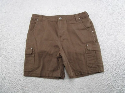 Pantalones Cortos Carga DULUTH TRADING CO. Mujer Marrón Lona Talla 14 Algodón Pesado Foto 1 de 4