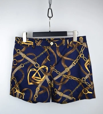 Lauren Ralph Lauren Multicolour Horse chains Shorts Womens Size 8 - Image 1 of 4