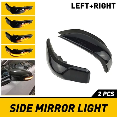 Left+Right Side Dynamic Mirror Signal Turn Light For Toyota Prius C 2012-2018 - Image 1 of 4