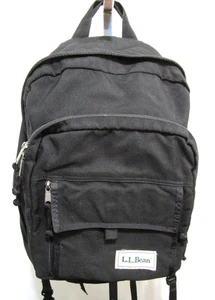 LL Bean Large Classic Black Student Travel Backpack - Picture 1 of 9