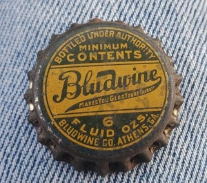Bludwine Bottle Cap - 100+ Years Old - Picture 1 of 24