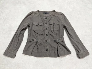 Macphee Blazer Womens UK 10 Utility Button Y2K Retro 90s Japan Jacket Minimalist - Picture 1 of 10