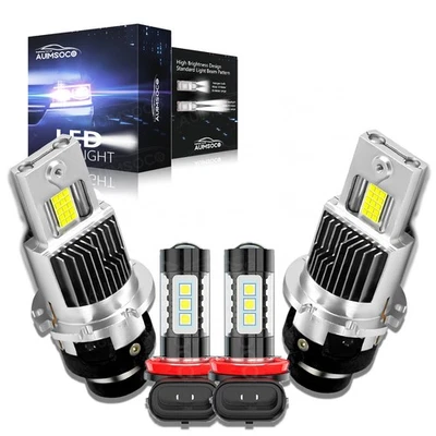 For Infiniti M37 2011 2012 2013 D2S+H11 LED Headlight High Low + Fog Light Bulbs - image 1 of 4