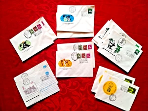NEW ENVELOPES FIRST DAY COVER STAMPS IV LITHUANIA WORLD SPORTS GAMES 1991's - Picture 1 of 31