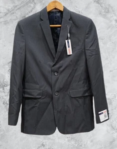IZOD Gray Blazer Youth Boys Size 14 2 Button Formal Wedding Jacket Sport Coat - Picture 1 of 6