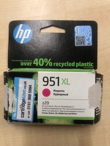 GENUINE HP951XL Officejet MAGENTA INK CARTRIDGE *BRAND NEW/OUT OF DATE/SEALED* - Photo 1/2