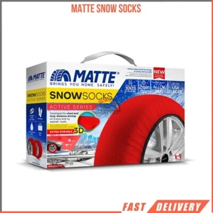 Chaussettes de neige mattes pour voiture, série active pour l'hiver SMALL - Photo 1 sur 7